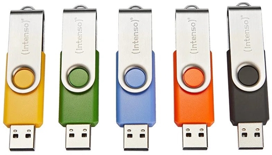 Picture of MEMORY DRIVE FLASH USB2 5X16GB/MULTIPACK 3503575 INTENSO