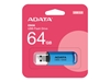 Picture of MEMORY DRIVE FLASH USB2 64GB/BLUE AC906-64G-RWB A-DATA