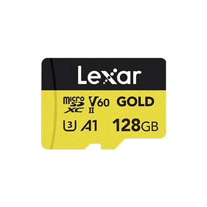 Picture of MEMORY MICRO SDXC 128GB UHS-II/GOLD LMSGOLD128G-BNNNG LEXAR