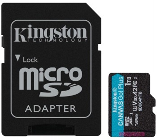 Picture of Atmiņas karte Kingston  Canvas Go Plus G4 MicroSDXC 1TB ar adapteri