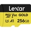 Изображение MEMORY MICRO SDXC 256GB UHS-II/GOLD LMSGOLD256G-BNNNG LEXAR