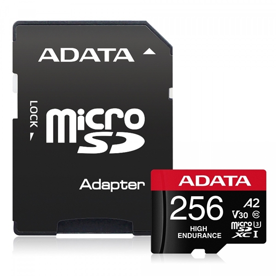 Picture of MEMORY MICRO SDXC 256GB W/AD./AUSDX256GUI3V30SHA2-RA1 ADATA