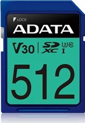 Изображение MEMORY SDXC 512GB V30/ASDX512GUI3V30S-R ADATA