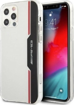 Picture of Mercedes AMG AMHCP12MTVLBR iPhone 12/12 Pro 6,1" transparent hardcase Electroplate Vertical