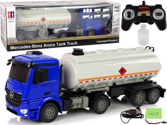 Picture of Mercedes Cysterna R/C zdalnie sterowana niebieska