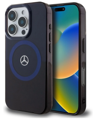 Picture of Mercedes Double Layer BiColor MagSafe Back Case for Apple iPhone 16 Pro Max