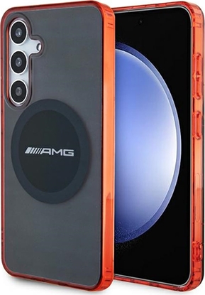 Picture of Mercedes Etui AMG AMHMS24S23HBCK Samsung Galaxy S24 hardcase Transparent Bicolor MagSafe czarny/black