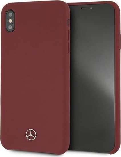 Picture of Mercedes Mercedes MEHCI65SILRE iPhone Xs Max czerwony/red hardcase Silicone Line