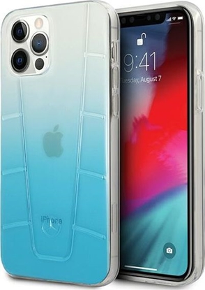 Attēls no Mercedes Mercedes MEHCP12LCLGBL iPhone 12 Pro Max 6,7" niebieski/blue hardcase Transparent Line