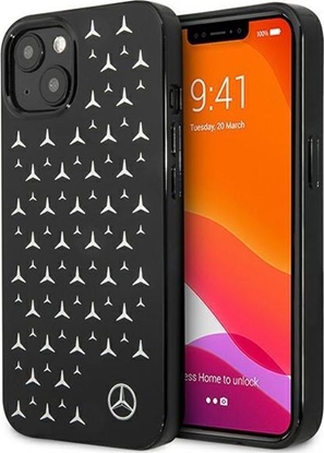 Picture of Mercedes Mercedes MEHCP13SESPBK iPhone 13 mini 5,4" czarny/black hardcase Silver Stars Pattern