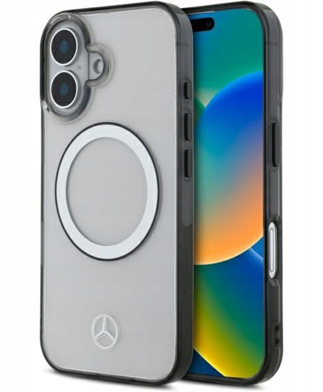 Picture of Mercedes Printed logo MagSafe Back Case for Apple iPhone 16