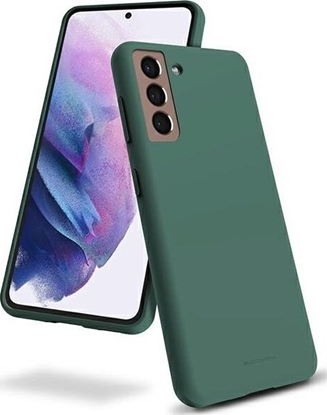 Attēls no Mercury MERCURY SILICONE CASE IPHONE 15 PLUS (6.7), GREEN / ZIELONY