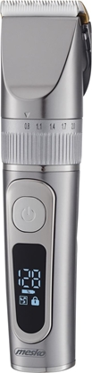 Attēls no Mesko | Hair Clipper with LCD Display | MS 2843 | Cordless | Number of length steps 4 | Stainless Steel