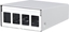 Attēls no Metz METZ CONNECT Obudowa AP Keystone 4-portowa czysta biel RAL9010