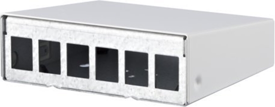 Изображение Metz METZ CONNECT Obudowa AP Keystone 6-portowa czysta biel RAL9010