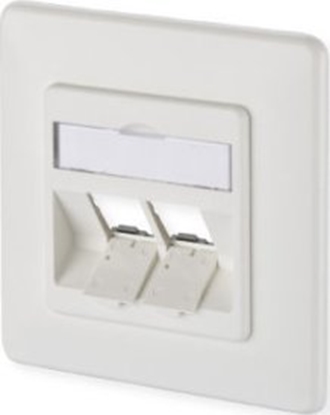 Изображение MetzConnect BTR MetzConnect BTR Datendose E-DAT modul, unbestückt, 2-fach, Unterputz, reinweiß RAL 9010 - 1309151002-E