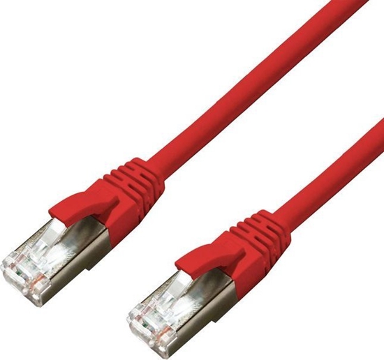 Picture of MicroConnect CAT6A S/FTP 0.5m Red LSZH