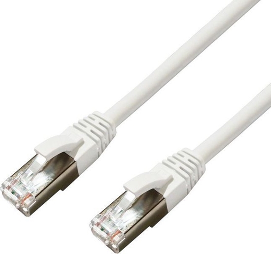 Изображение MicroConnect CAT6A S/FTP 0.5m White LSZH