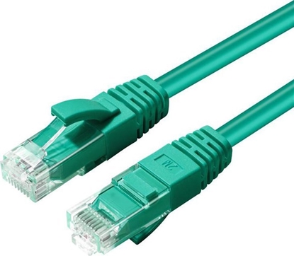 Attēls no MicroConnect CAT6A UTP 0.3m Green LSZH