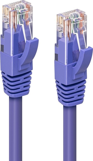 Picture of MicroConnect CAT6A UTP 0.5m Purple LSZH