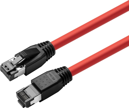 Attēls no MicroConnect CAT8.1 S/FTP 10m Red LSZH