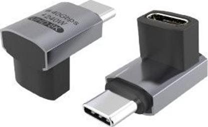 Изображение Adapter USB MicroConnect MC-USB4AF USB-C - USB-C Srebrny  (MC-USB4AF)
