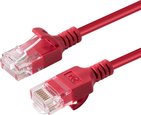Picture of MicroConnect Microconnect V-UTP6A015R-SLIM kabel sieciowy Czerwony 1,5 m Cat6a U/UTP (UTP)