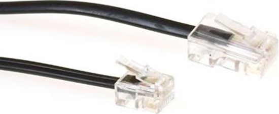 Picture of MicroConnect Modular RJ11-RJ45 2M M/M Black