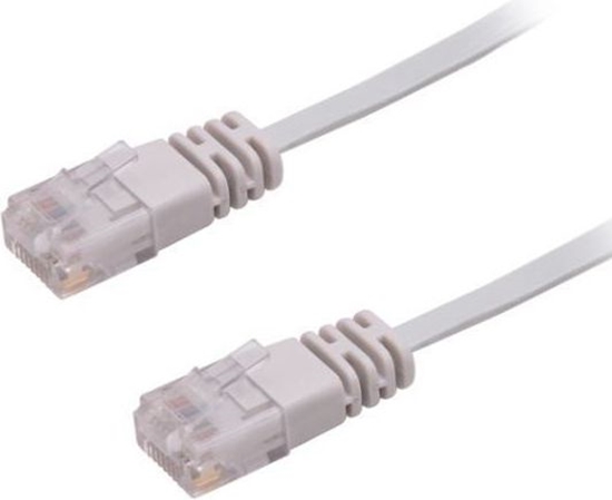 Picture of MicroConnect Patchcord pask U/UTP CAT6 0.50m Szary (V-UTP6005-FLAT)