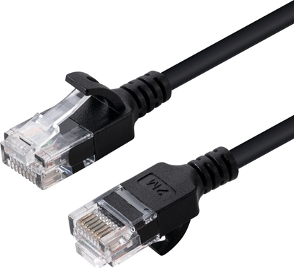 Attēls no MicroConnect U/UTP CAT6 1.5M Black Slim