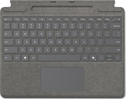 Attēls no Microsoft Surface Pro Keyboard [DE] Platin mit Pen Storage / mit Copilot Button ohne Pen dabei / nur solange der Vorrat reicht