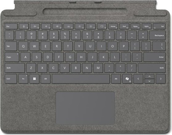 Picture of Microsoft Surface Pro Keyboard [DE] Platin mit Pen Storage / mit Copilot Button ohne Pen dabei / nur solange der Vorrat reicht
