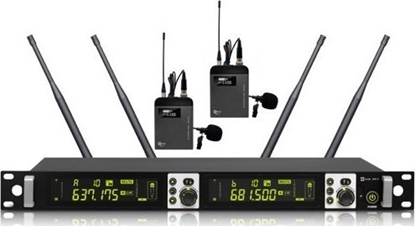 Attēls no Mikrofon Avtek Avtek WM 2B Zestaw bezprzewodowy z dwoma nadajnikami bodypack