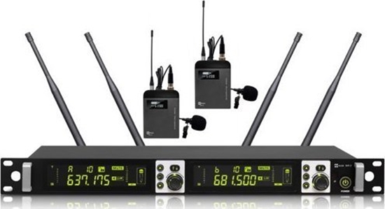 Picture of Mikrofon Avtek Avtek WM 2B Zestaw bezprzewodowy z dwoma nadajnikami bodypack