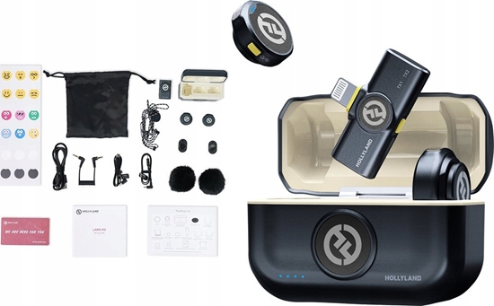 Picture of Mikrofon Hollyland Hollyland Lark M2 Lightning - Lavalier Lightning Plug (Duo Shine Charcoal)