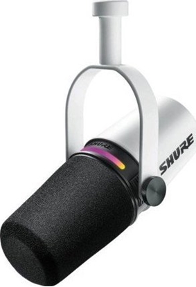 Picture of Mikrofon Shure Shure MV7+-W - Mikrofon lektorski/wokalny ze zczem XLR/USB-C Biay