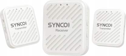 Attēls no Mikrofon Synco Synco G1 A2 White bezprzewodowy system mikrofonowy 2,4 GHz - 2 odbiorniki