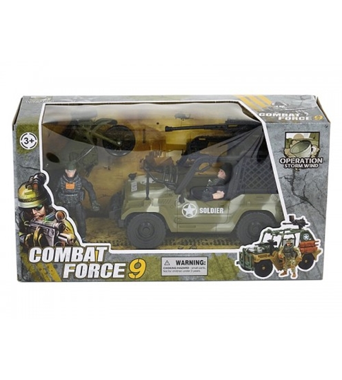 Picture of Militāro transportlīdzekļu komplekts ar karavīriem 34,5x18,5x11 cm 502246