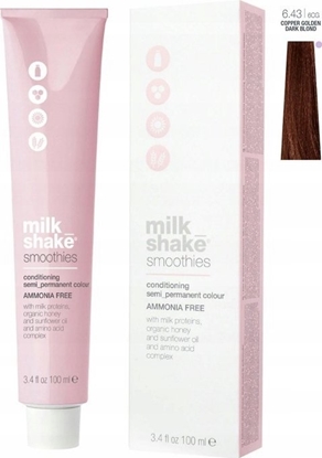 Attēls no Milk Shake Milk Shake Smoothie Semi-Perm - farba do wosów bez amoniaku 100ml, paleta kolorów - 6,E || Naturalny Ciemny Egzotyczny Blond