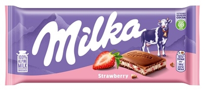 Picture of Milka Strawberry 100g