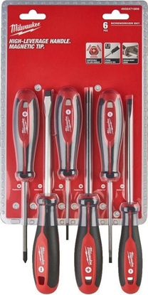 Изображение Milwaukee MILWAUKEE SCREWDRIVERS SET 6 pcs. (SL&PZ)