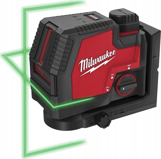 Picture of Milwaukee MILWAUKEE.CROSS CROSS LASER L4CLL-301C 30m GREEN BATTERY USB