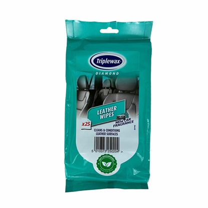 Picture of Mitrās salvetes ādas kopšanai Triplewax New Car 25gab.