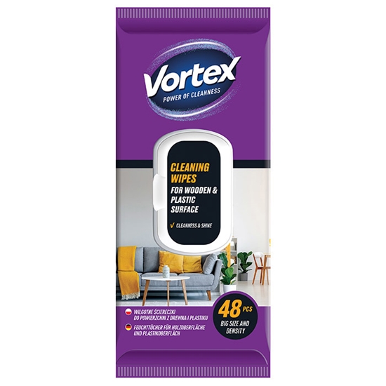 Picture of Mitrās salvetes Vortex kokam, plastmasai 48gab.