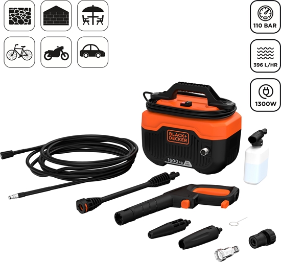 Picture of Myjka cinieniowa Black+Decker BD MYJKA 1300W BEPW1300H 110bar