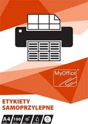 Picture of MyOffice ETYKIETY A4 MyOFFICE 105 X 37 MM (100)