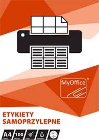 Picture of MyOffice ETYKIETY A4 MyOFFICE 105 X 37 MM (100)