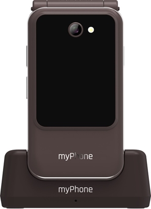 Attēls no myPhone Harmony LTE Praline Collection | Brown | 2.8+1.44 " | IPS | 48 MB | 128 MB | Single SIM | MicroSD | 3G | Bluetooth | 5.1 | Main camera resolution 2 MP | 1300 mAh
