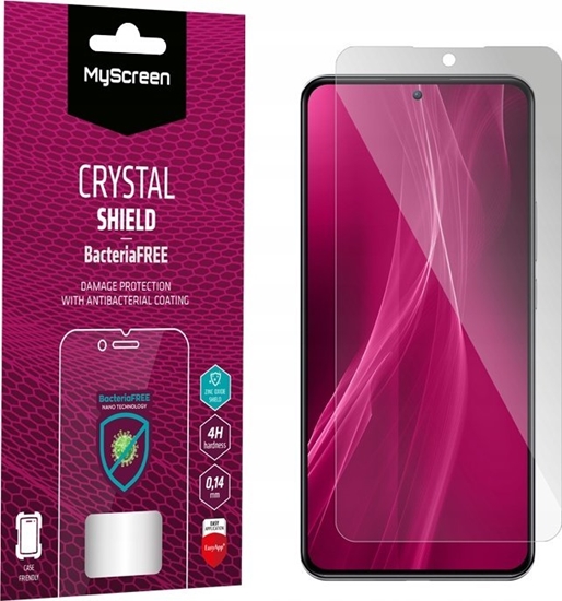 Picture of MyScreen Protector Folia ochronna antybakteryjna do Motorola Moto G54 5G MyScreen CRYSTAL SHIELD BacteriaFREE