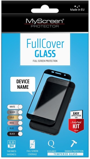 Picture of MyScreen Protector FullCover Szko LG K10 Czarny (PROGLAFULCLGK107CA)